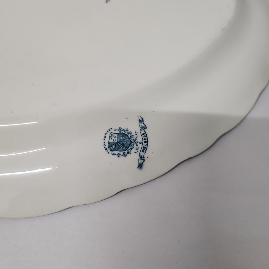 Vintage Albion Pottery Melrose Big Platter 36 x 26 cm
