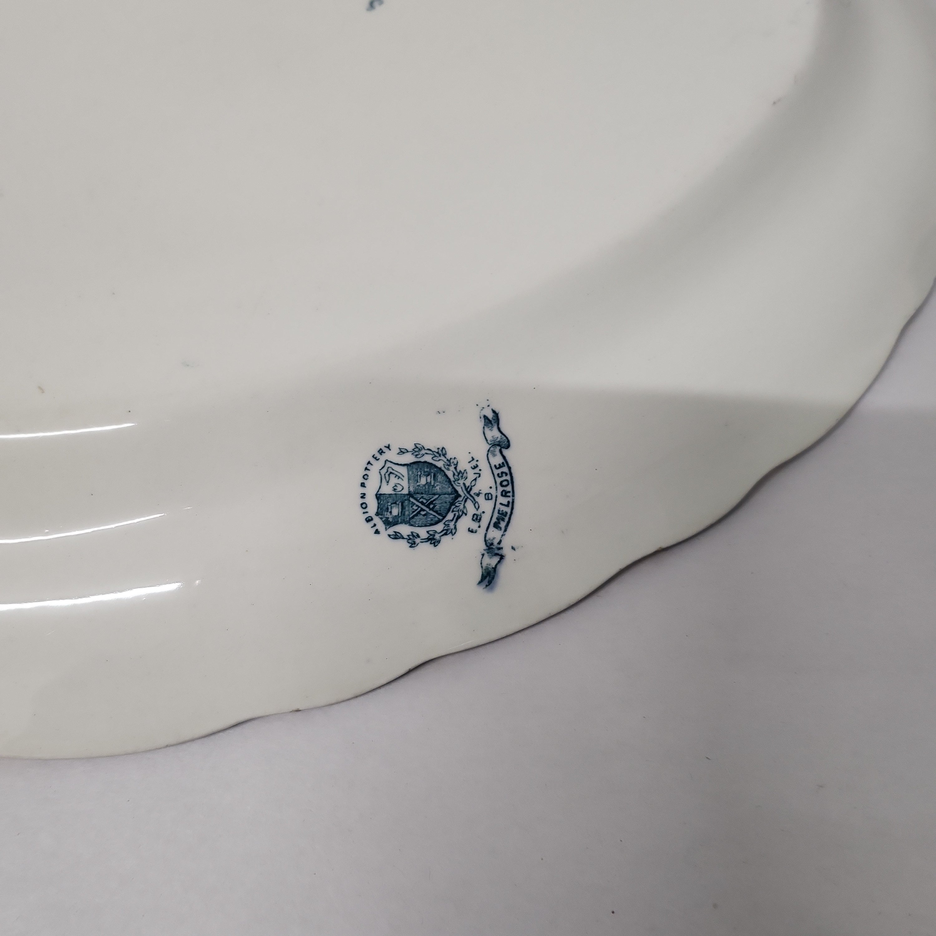 Vintage Albion Pottery Melrose Big Platter 36 x 26 cm