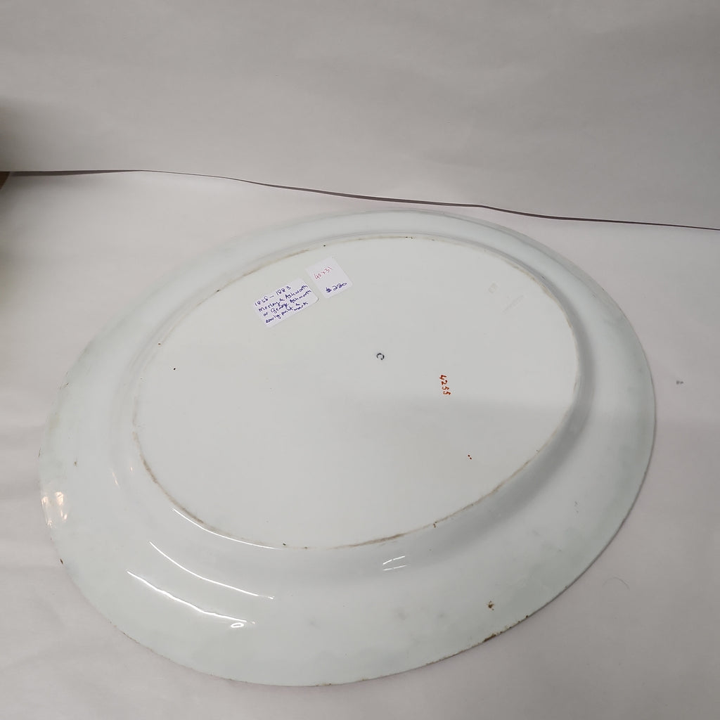 Antique 1858-1883 Morleys and Ashworth pink platter