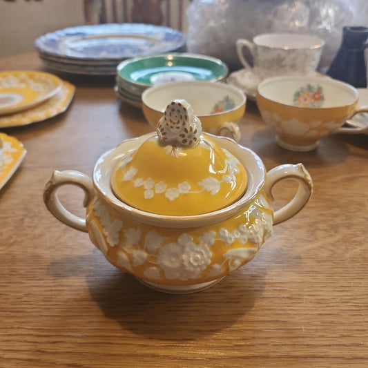 Rare George and Son Sugar bowl with Lid - Rhapsody circa 1900-1911