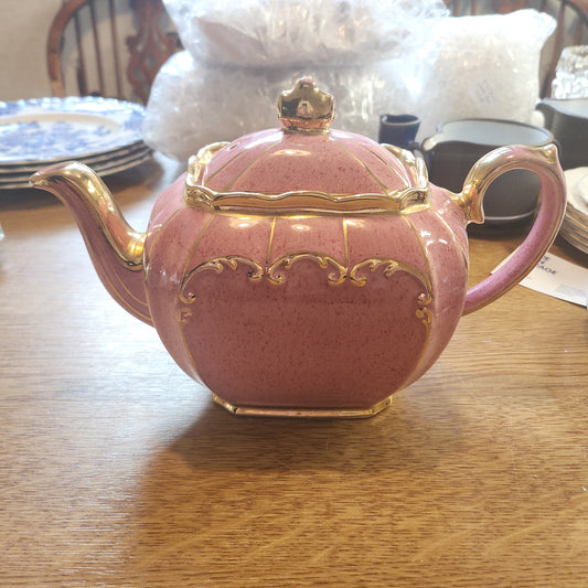 Rare Sadler Pink Cube teapot