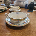 Royal worcester handpainted soup bowl set