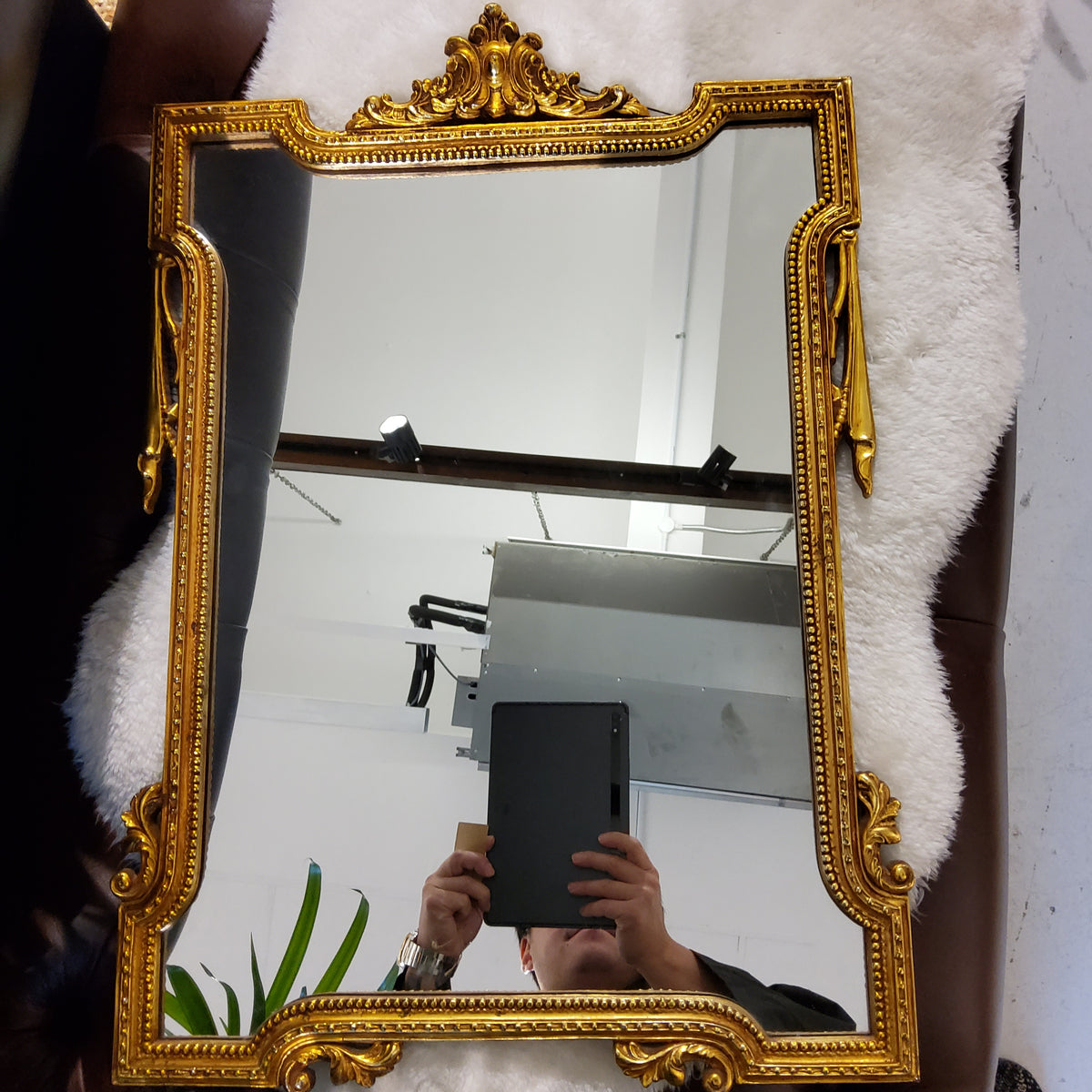 Vintage gill from mirror