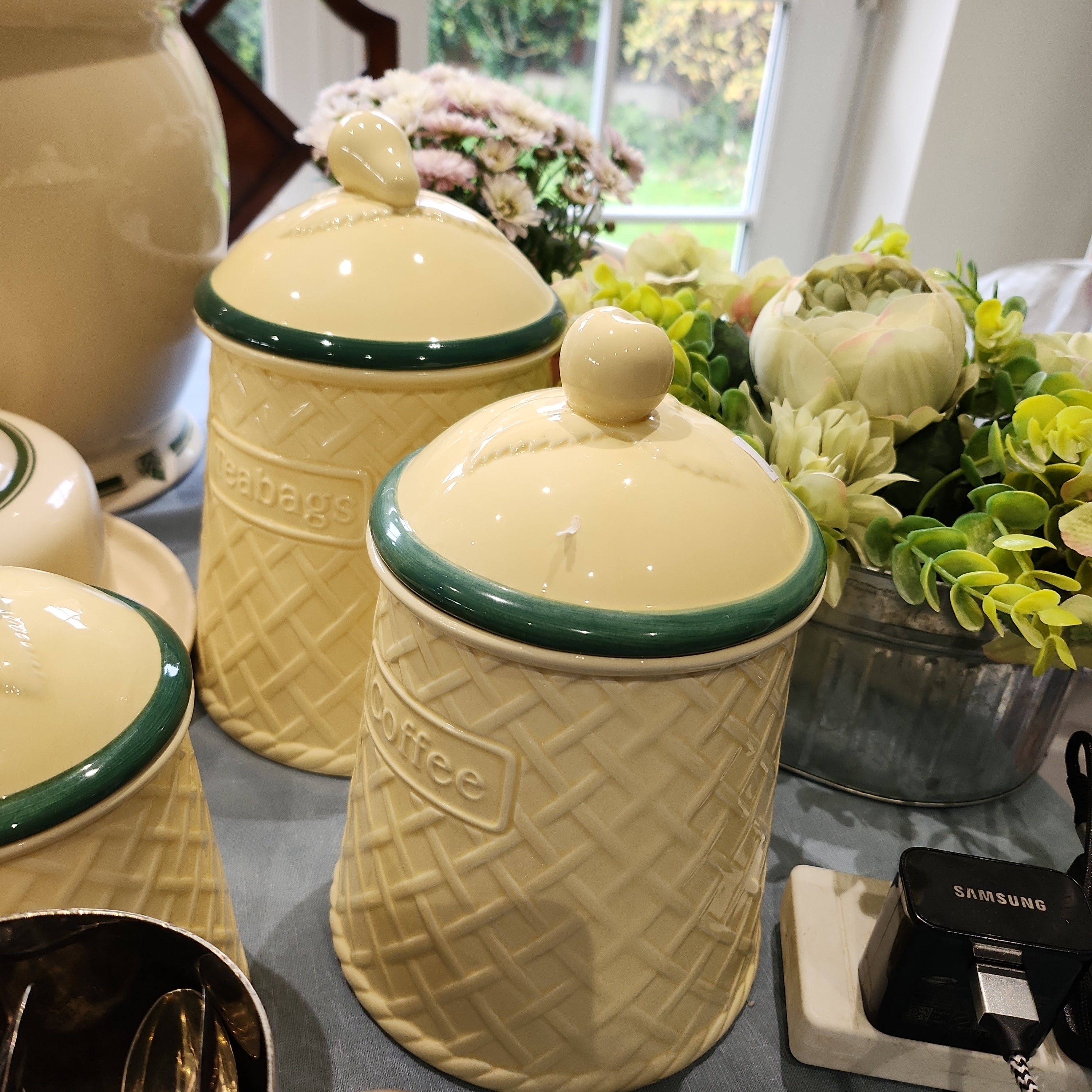 Villeroy and boch tea and coffee canister