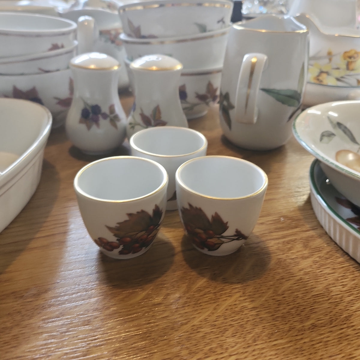 Royal worcester eggs cup set of 3