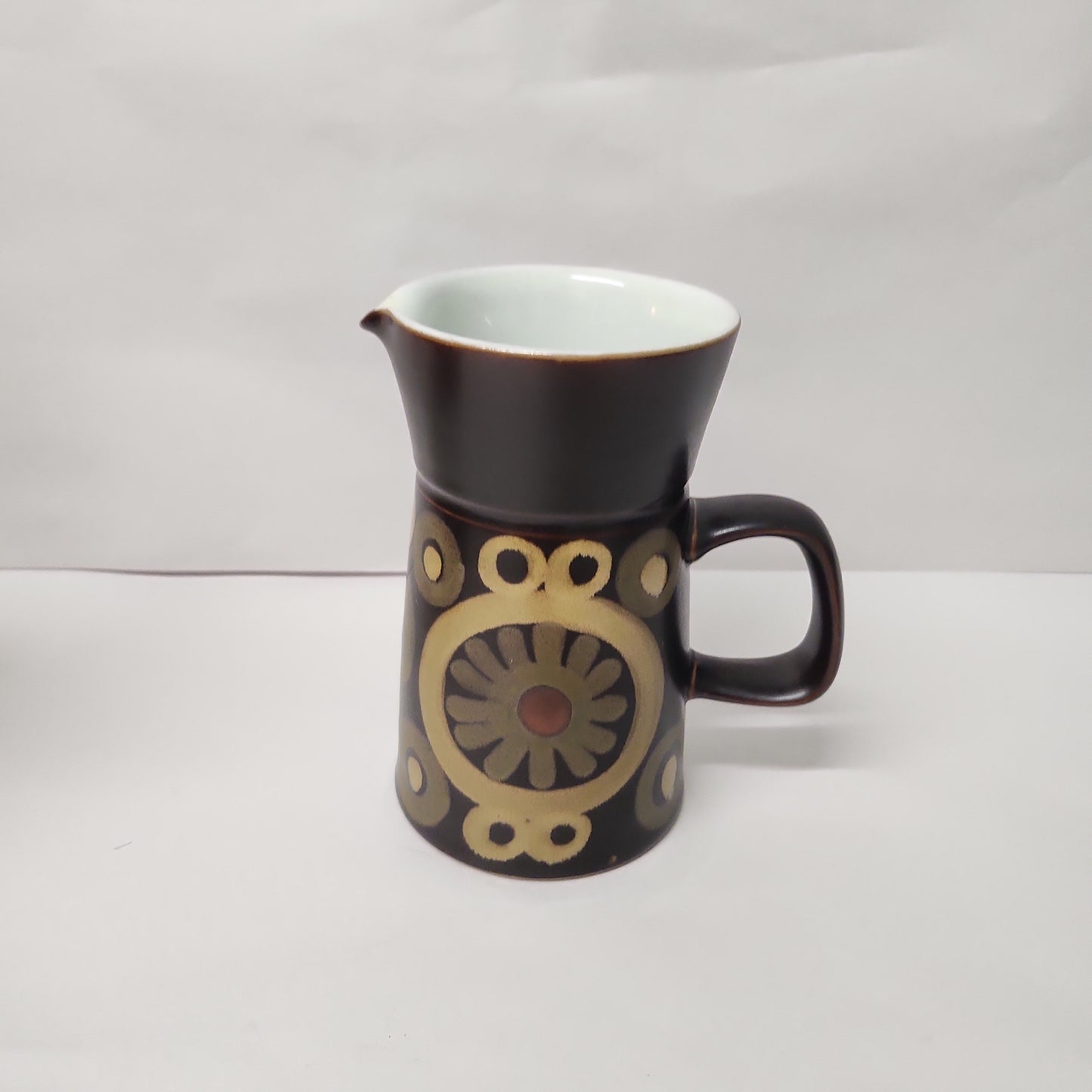 Mid-century rare Denby Arabesque Stoneware milk jug