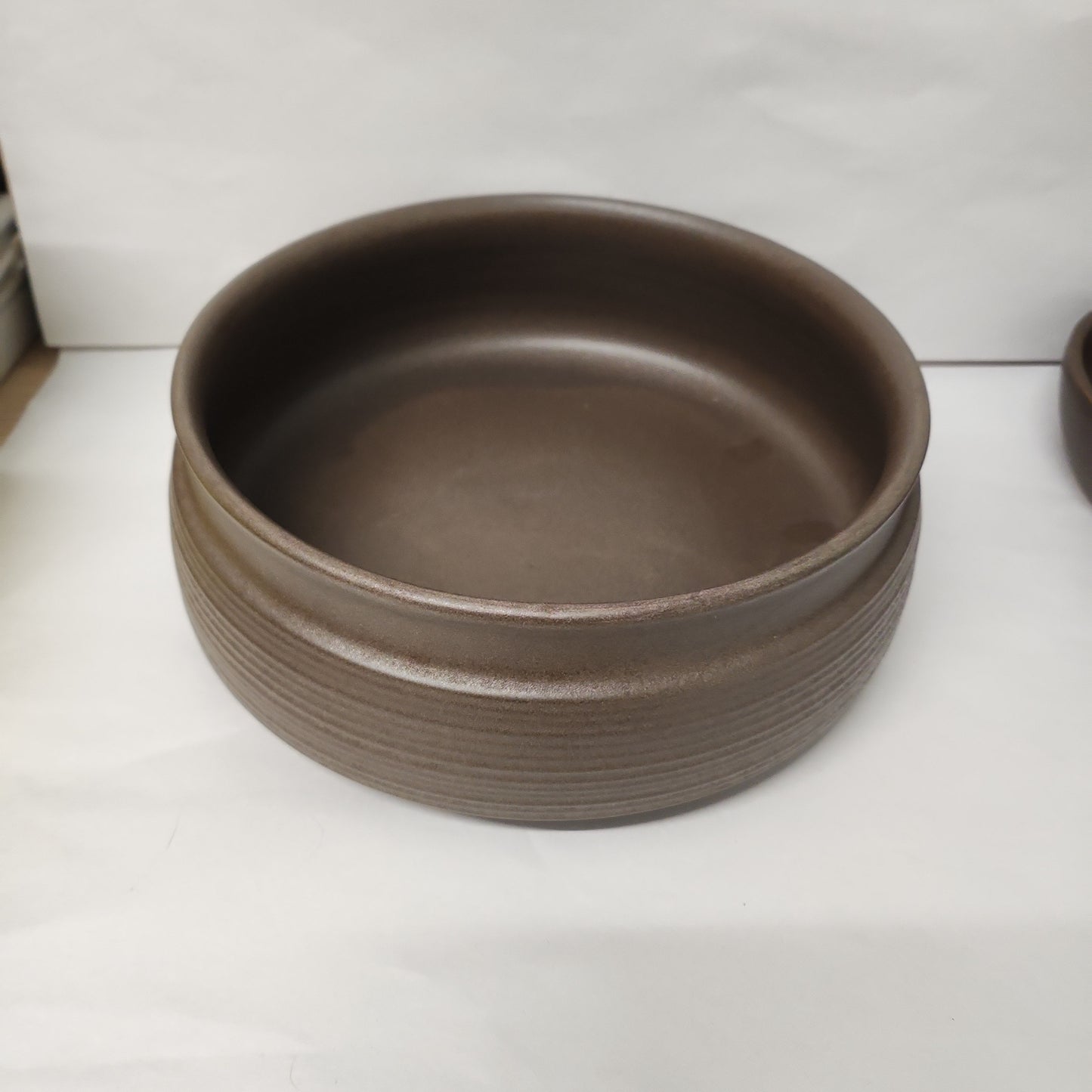 Mid-century Langley Stoneware casserole dish