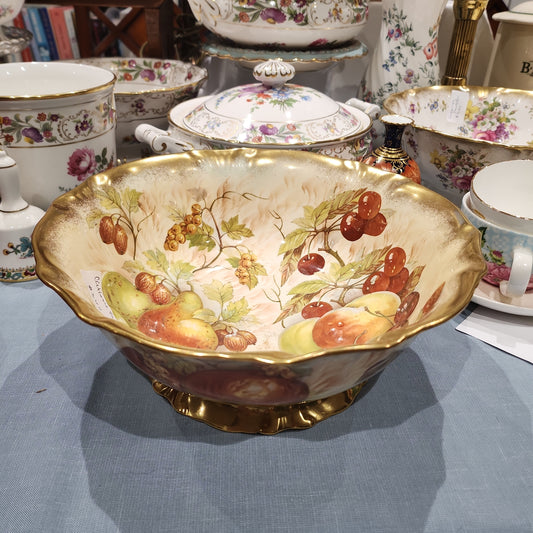 RARE Hammersley autumn gold rare fine bone China Big bowl