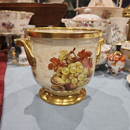 RARE Hammersley autumn gold rare fine bone China Big flower pot