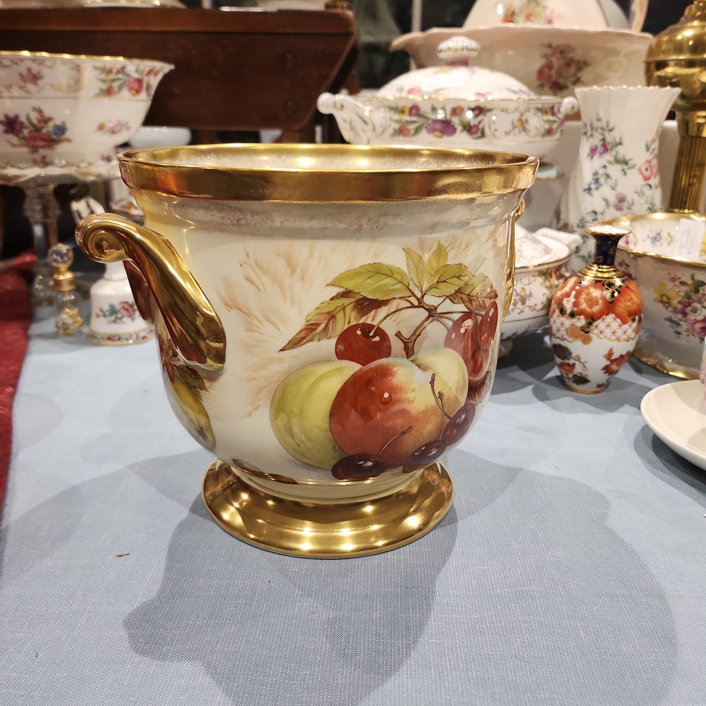 RARE Hammersley autumn gold rare fine bone China Big flower pot
