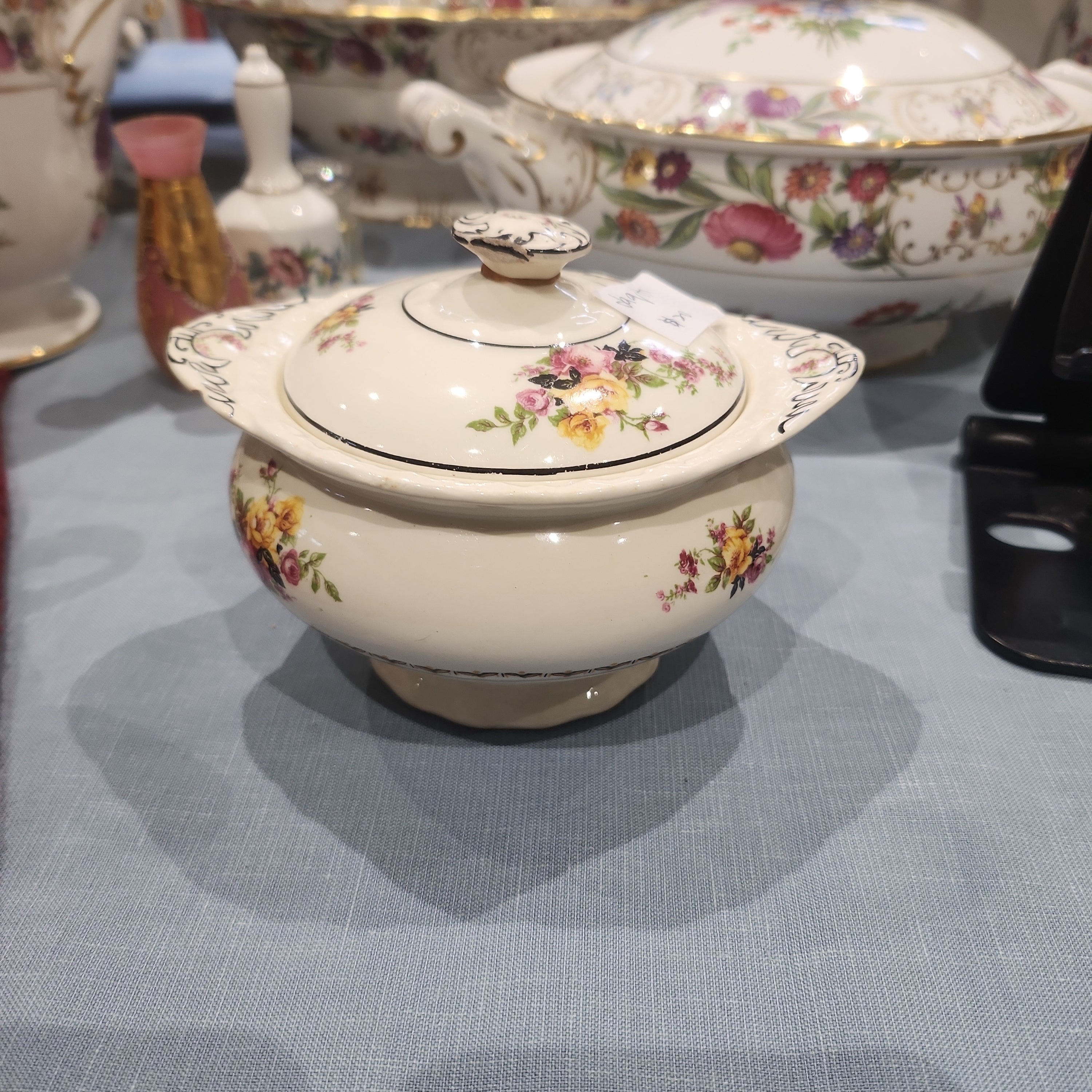 Vintage Myott compote with defect