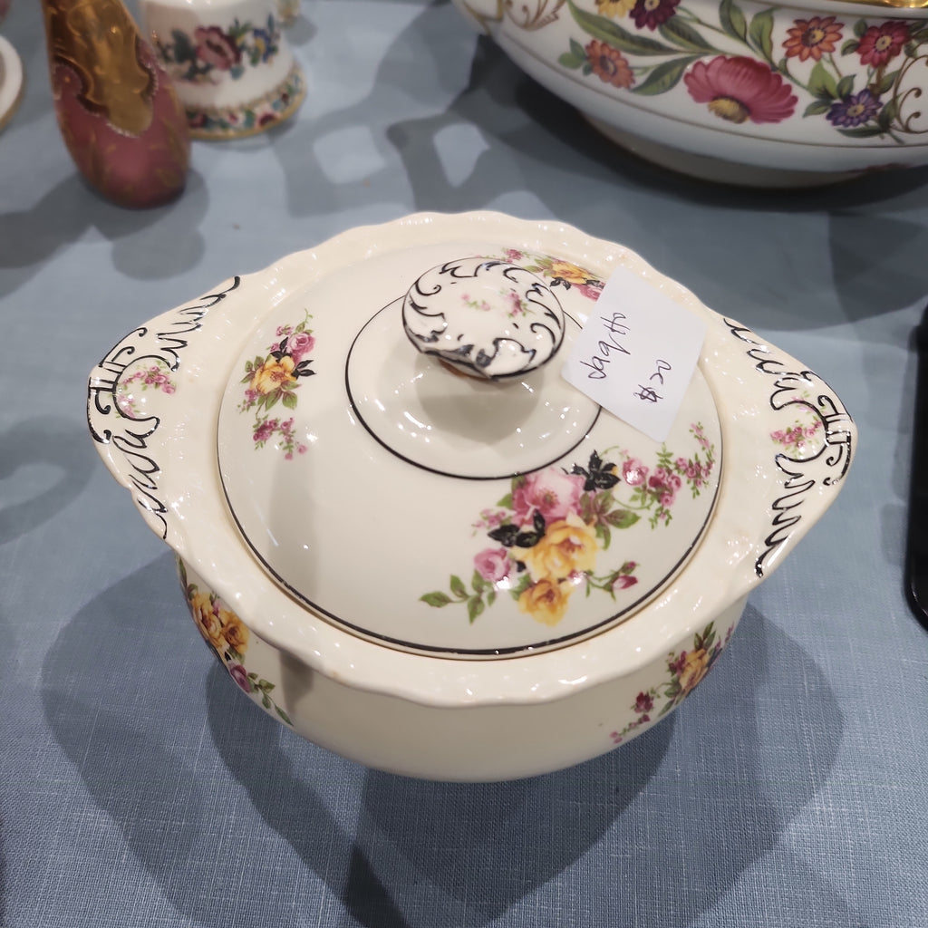 Vintage Myott compote with defect
