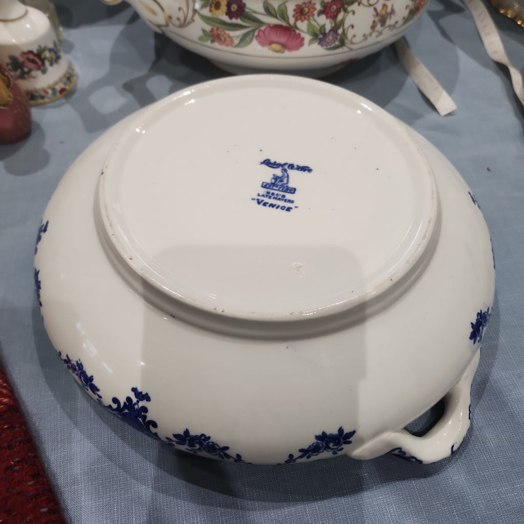 Rare Antique Large Vegetable Dish Tureen c1920 Losol Ware - minor defect