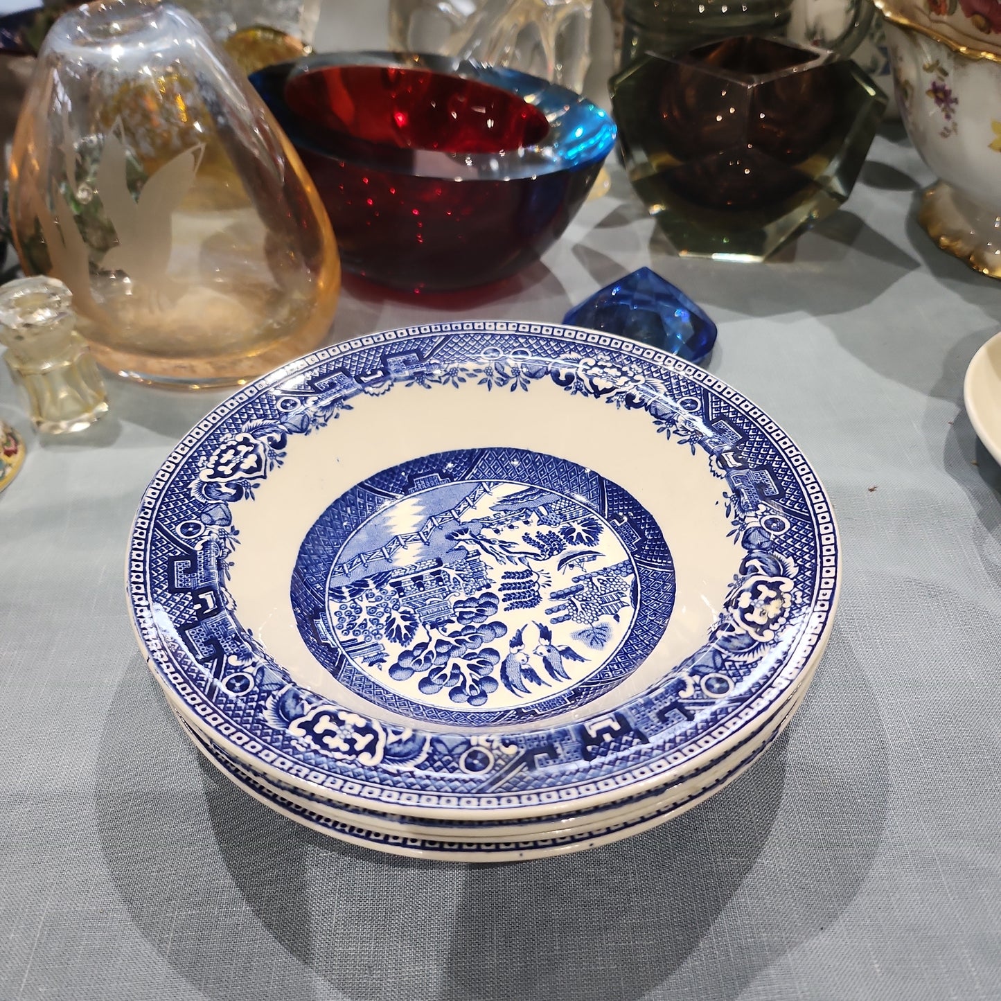 Alfred Meakin blue willow soup bowl