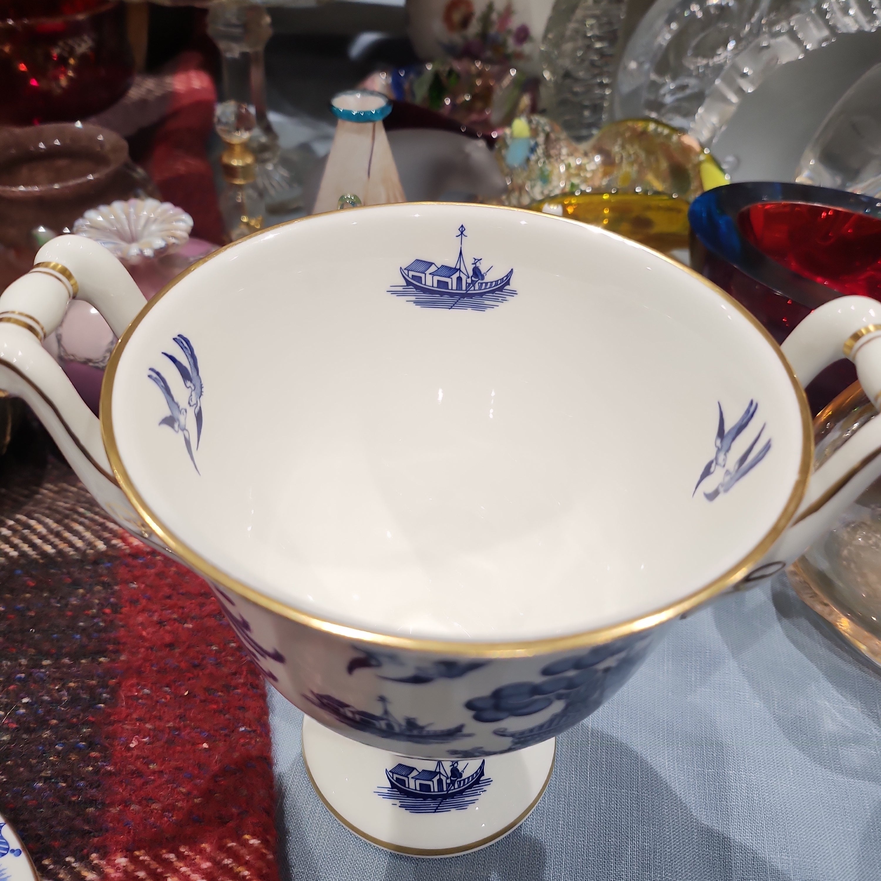 Rare Coalport tureen with lid