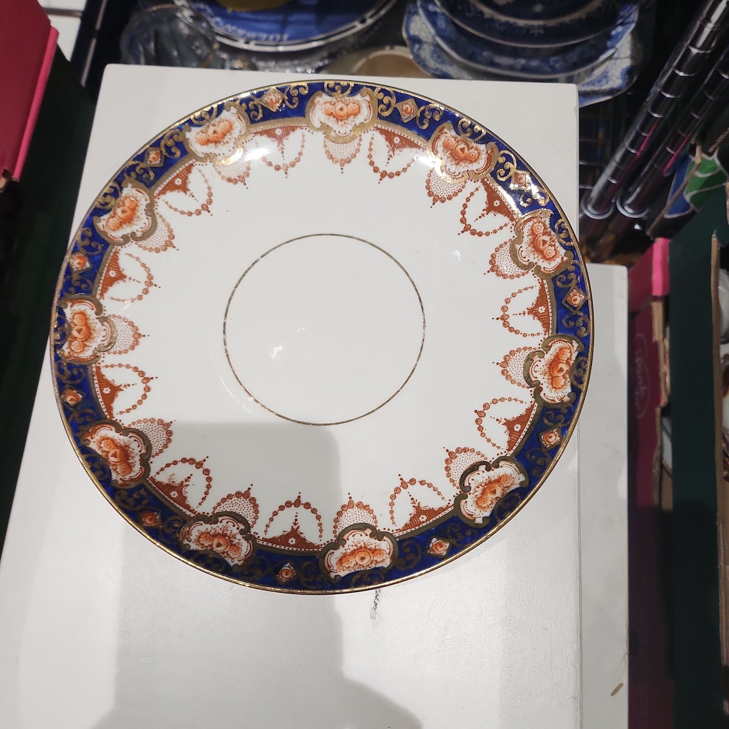 Rare Royal Albert handpainted imari big serving plate