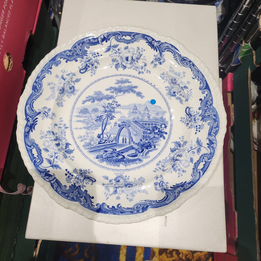 Rare Minton 19th Century blue and white Chinese Marine