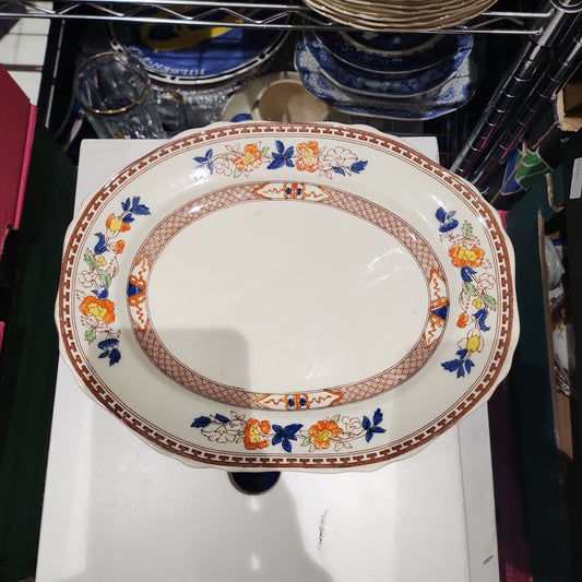 Rare Hancock and son India tree platter