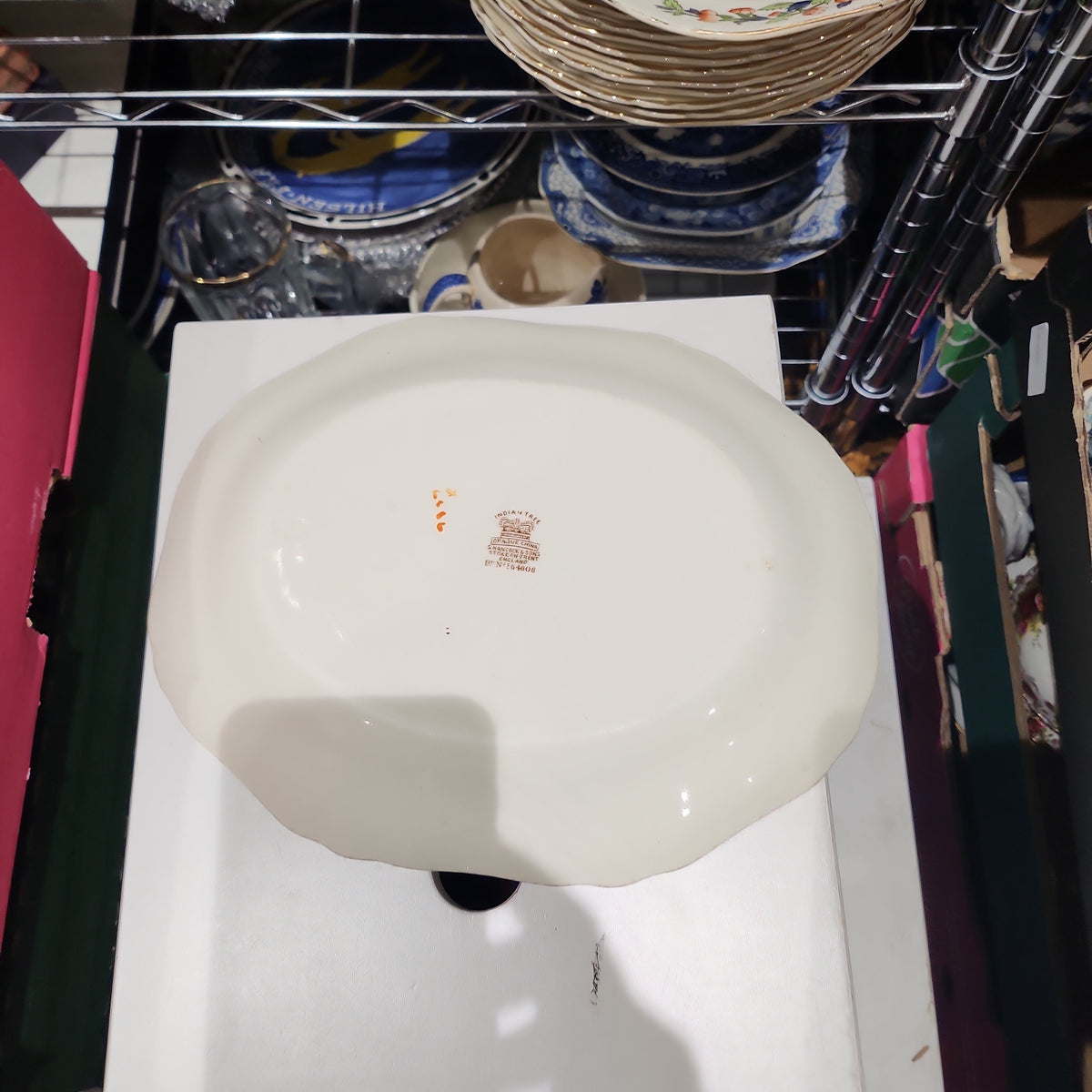 Rare Hancock and son India tree platter