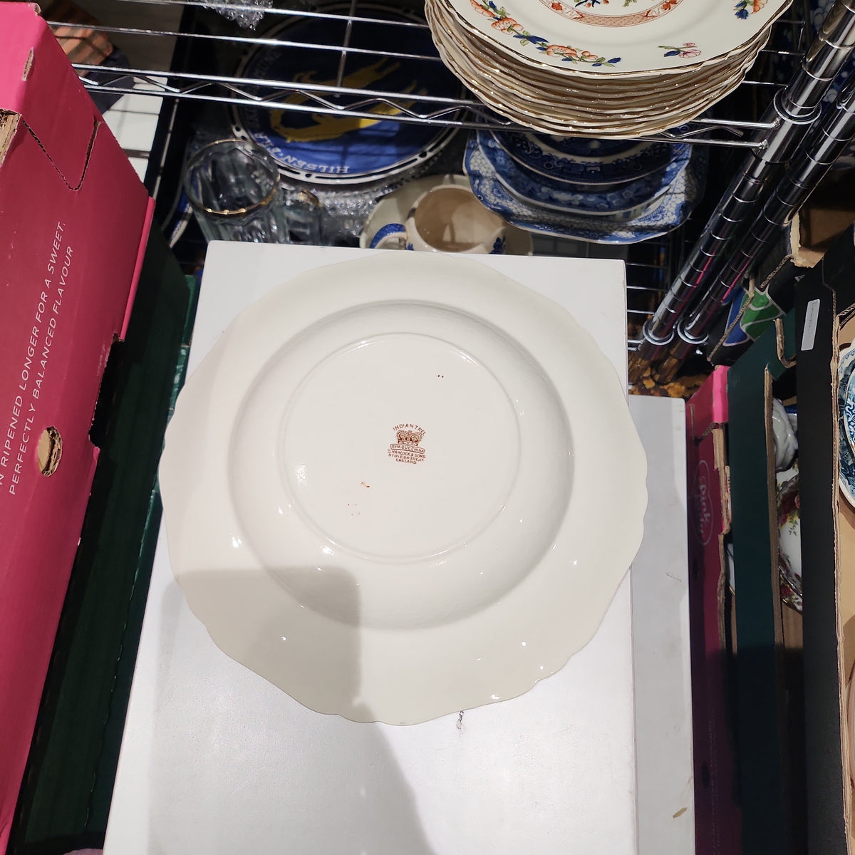Rare Hancock and son big bowl with rim 26cm