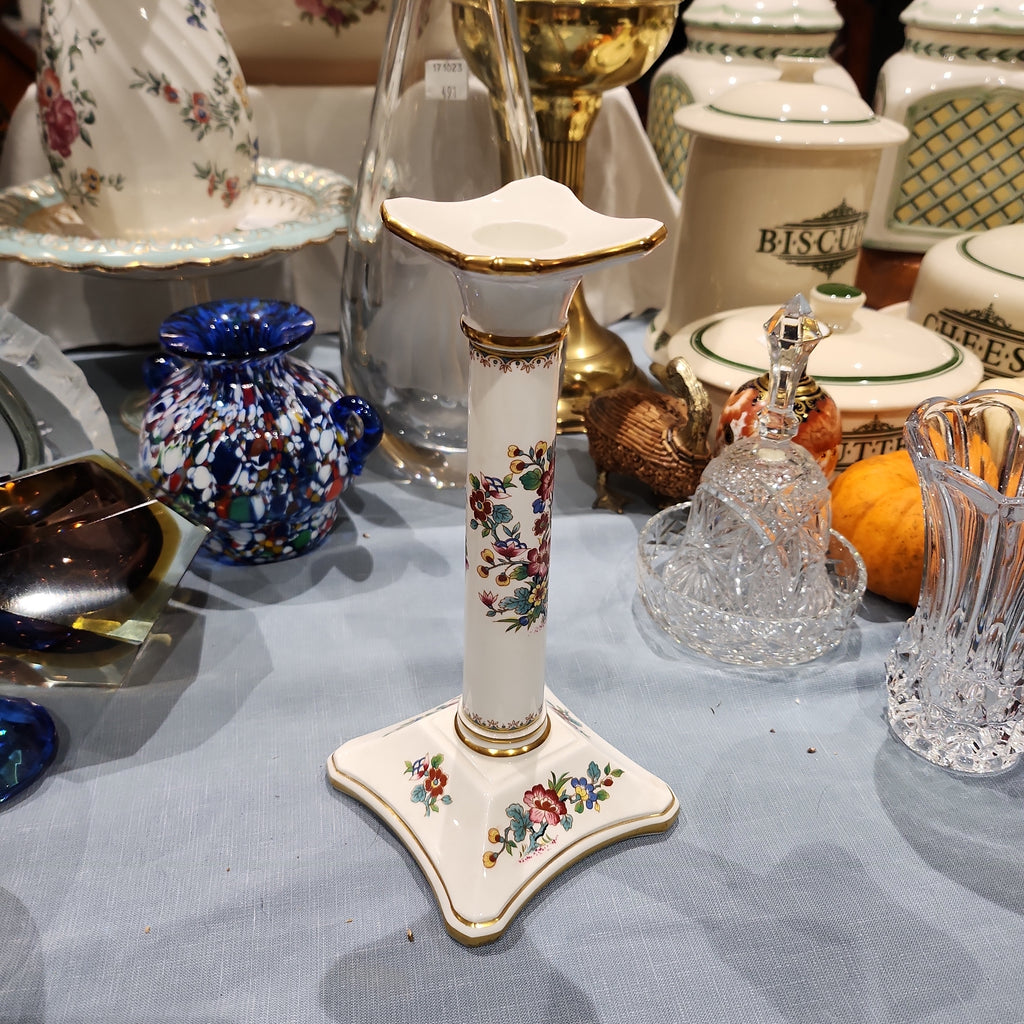 Rare Coalport tall candle holder