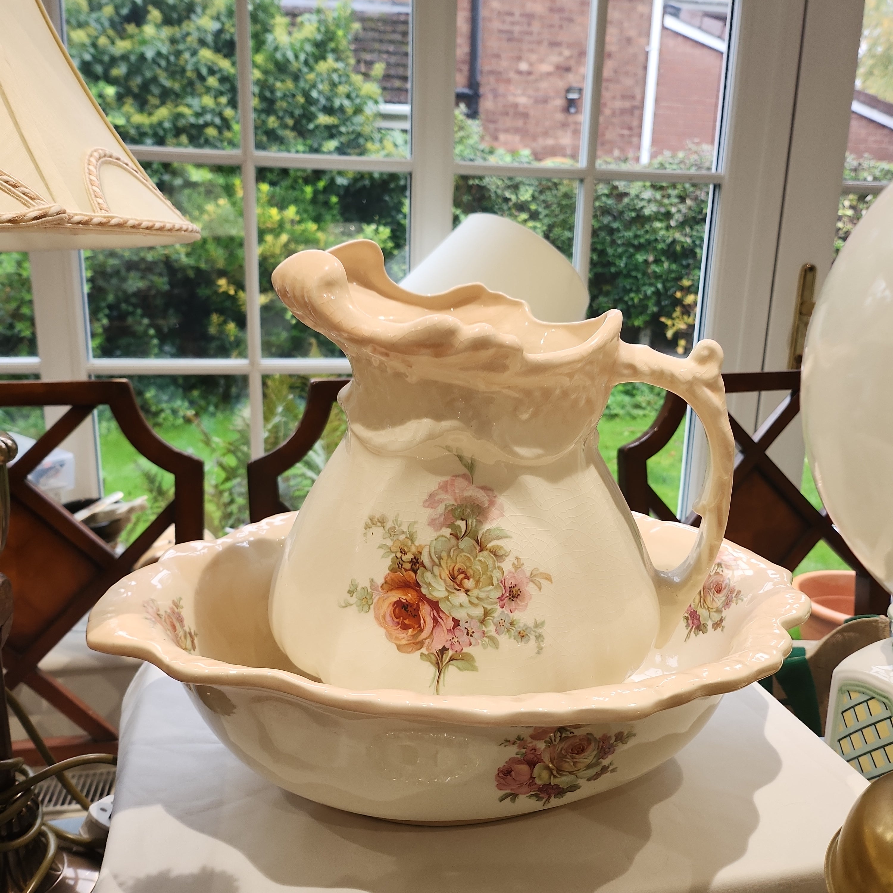 Victorian Pitcher and bowl