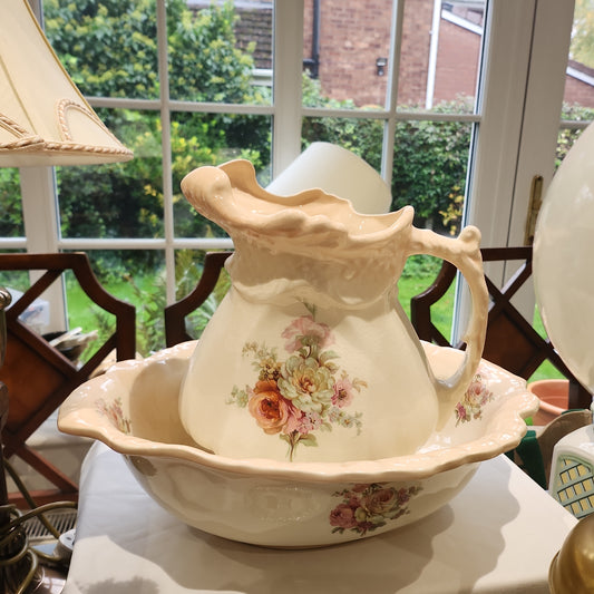 Victorian Pitcher and bowl