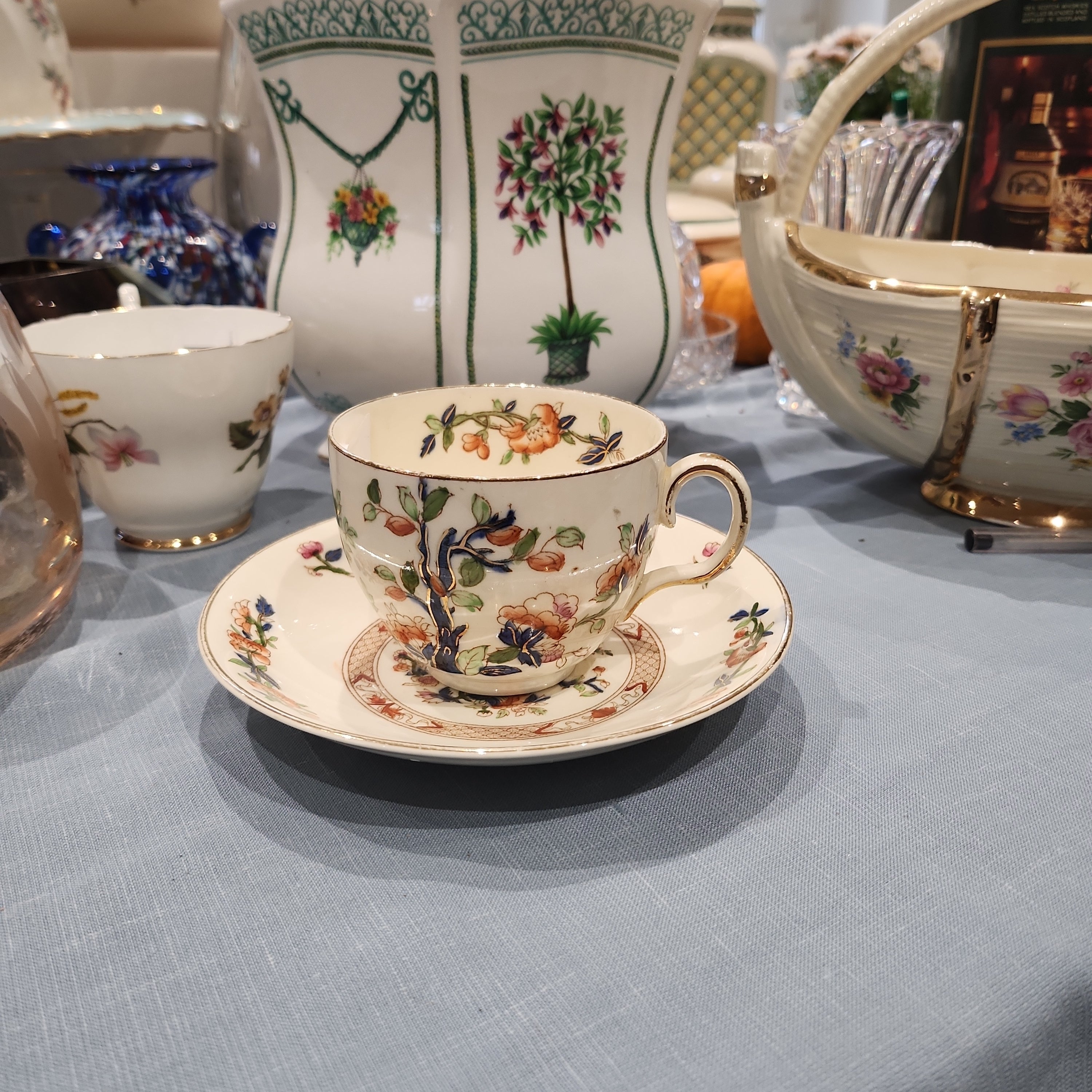 Rare Hancock and son India Tree tea set duo