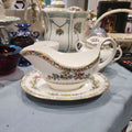 Coalport Ming Rose Gravy bowl with saucer