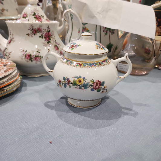 Coalport Ming Rose canister with lid