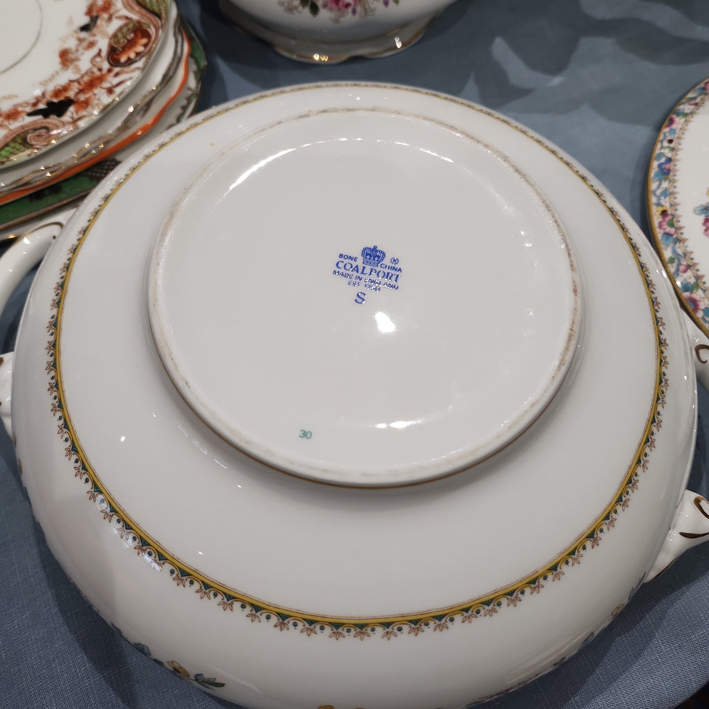 Coalport high quality Ming Rose serving dish/ tureen