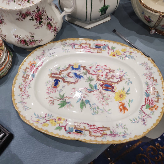 Rare 19th Century Minton handpainted platter