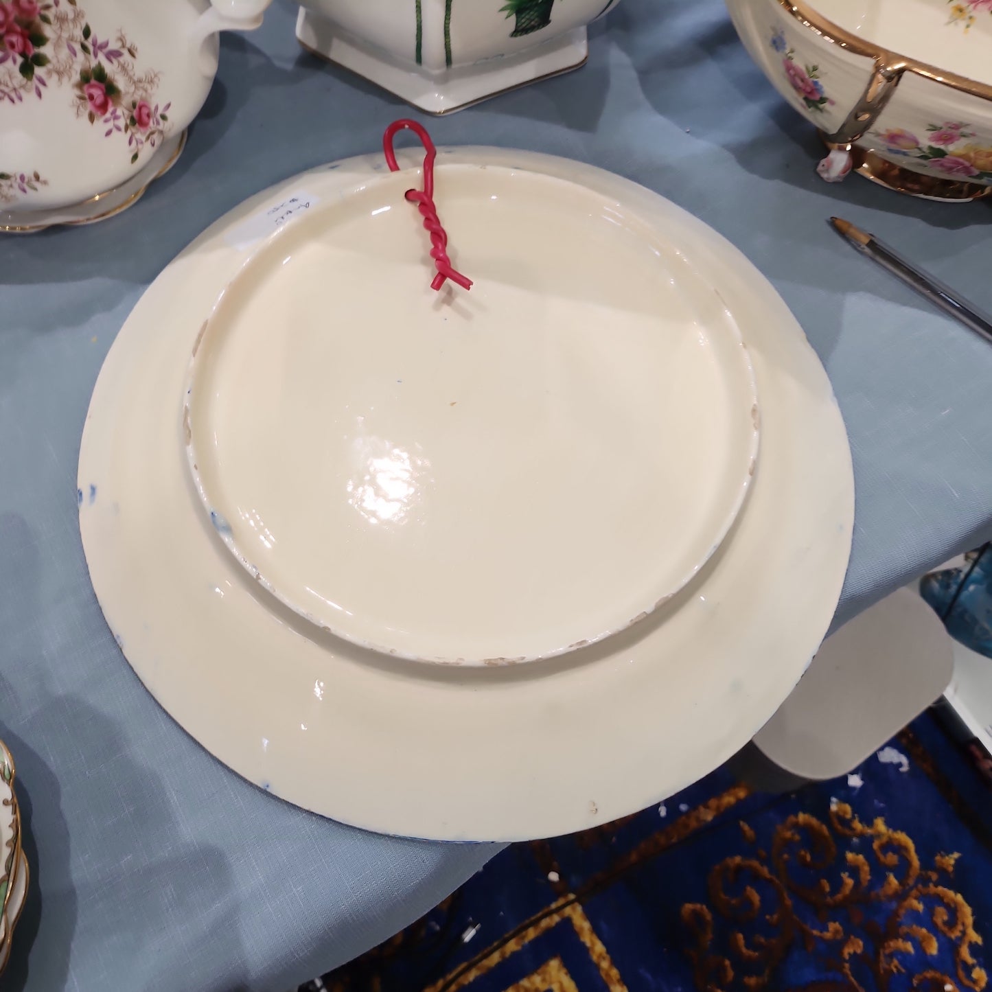 Rare handpainted antique plate delft ware