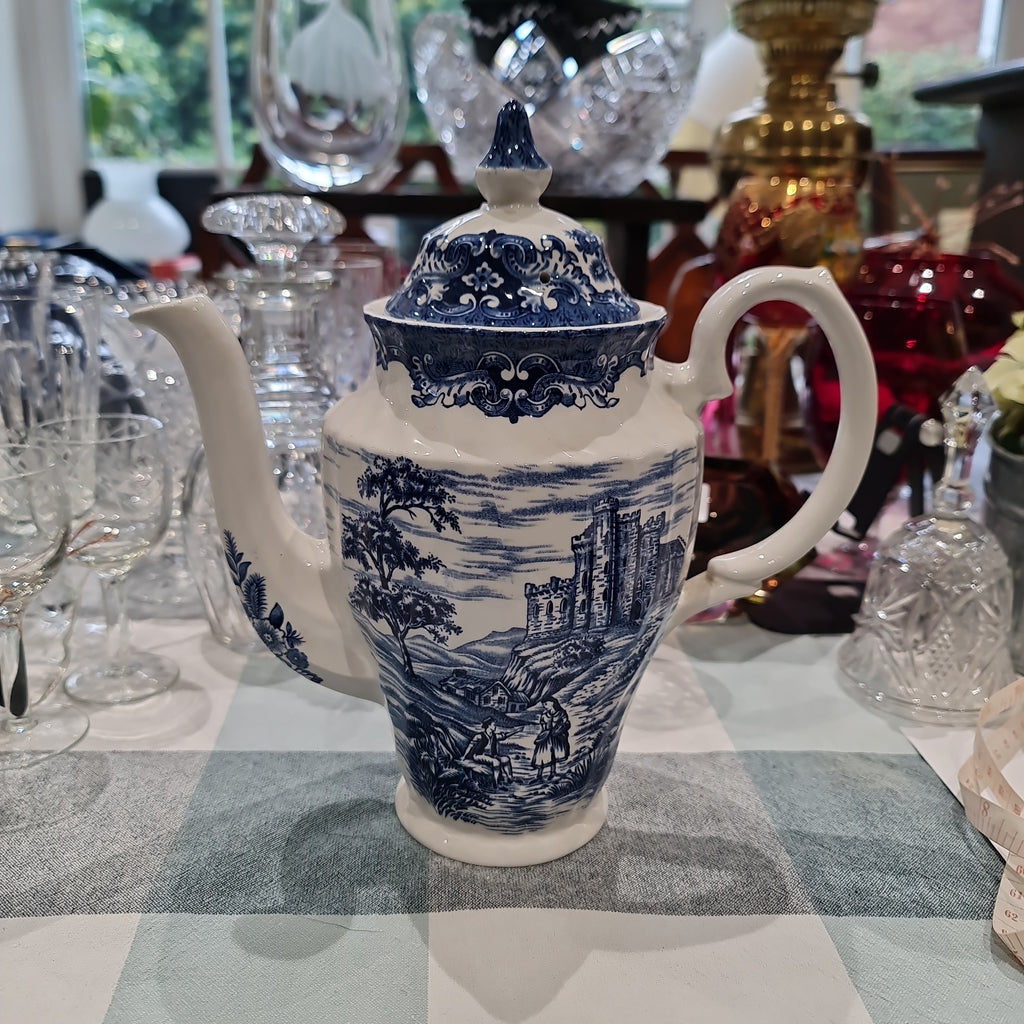 Vintage British Anchor Old Connish Castle Big tea pot