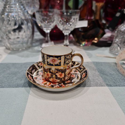 Rare 19th century Royal Crown Derby handpainted imari coffee set - price is for 1 set