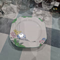 Rare Lea Heathcote handpainted Square desert plate 17 cm0