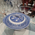 Royal Staffordshire blue willow tureen