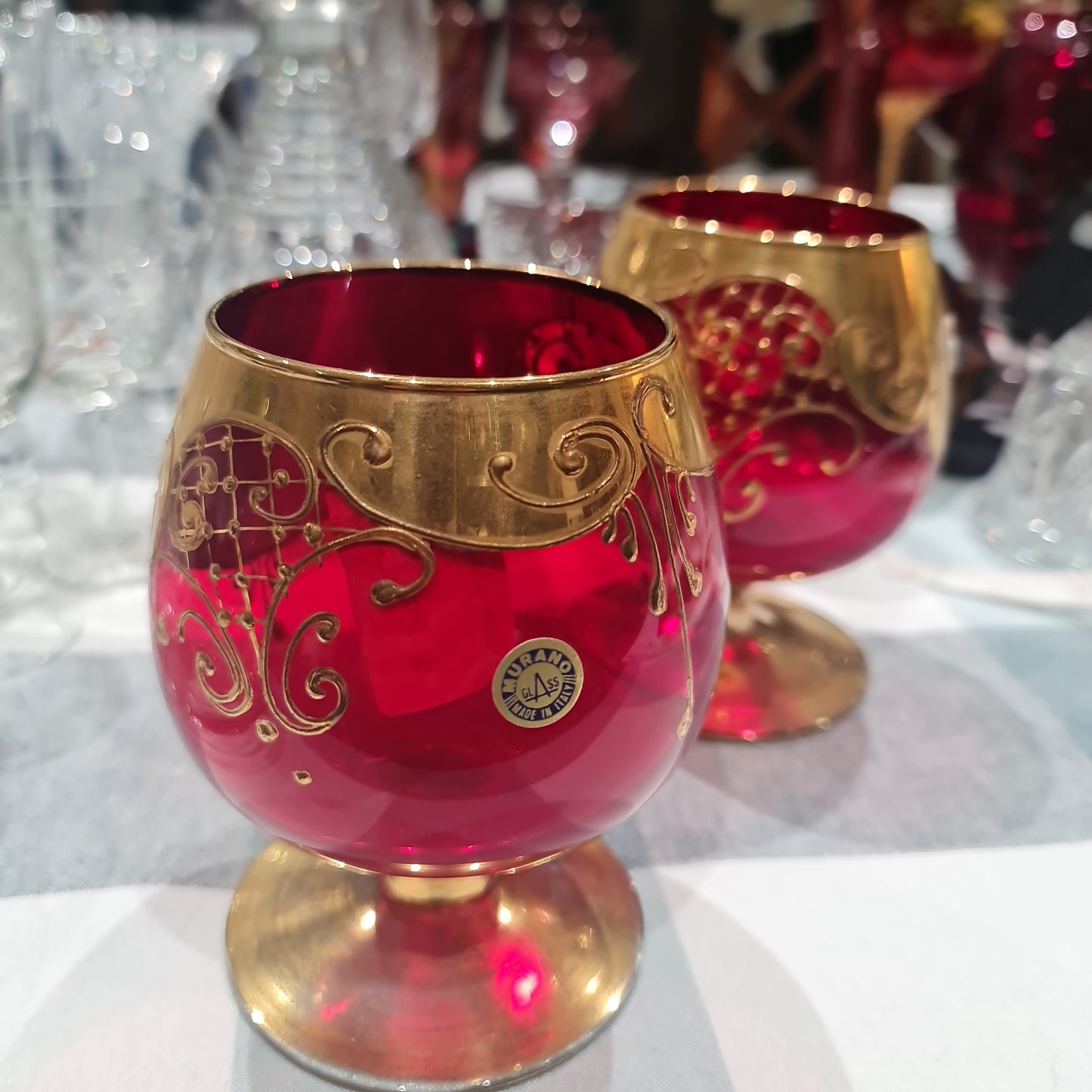 Rare Murano Cranberry Glass