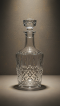 Regency hand-cut crystal decanter
