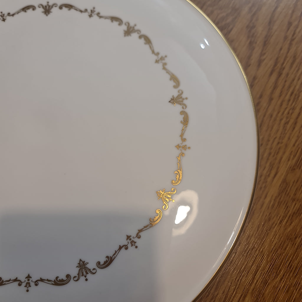 Royal Worcester Gold Chantility 29 cm cake stand