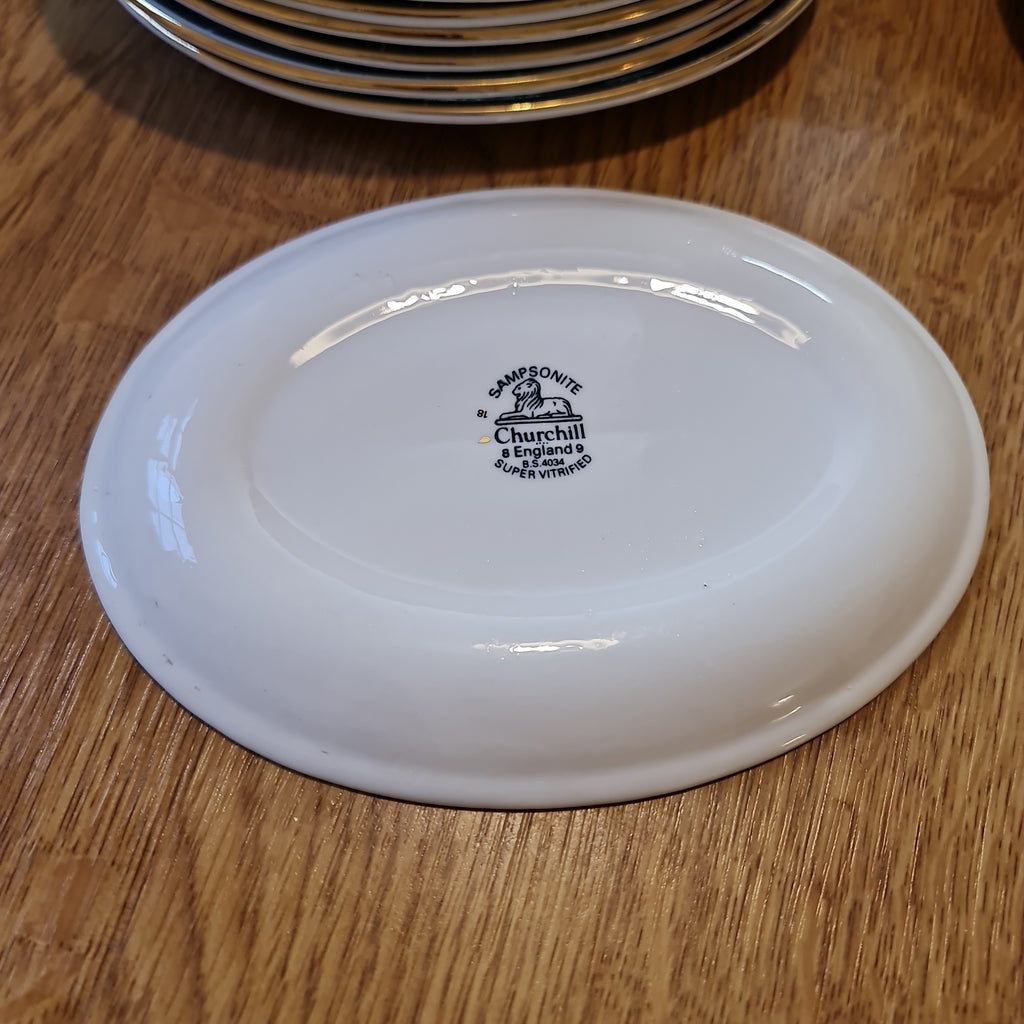 Churchill Indian Tree Oval dish