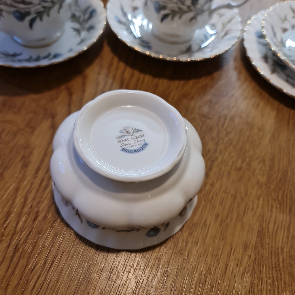 Royal Albert brigadoon sugar bowl