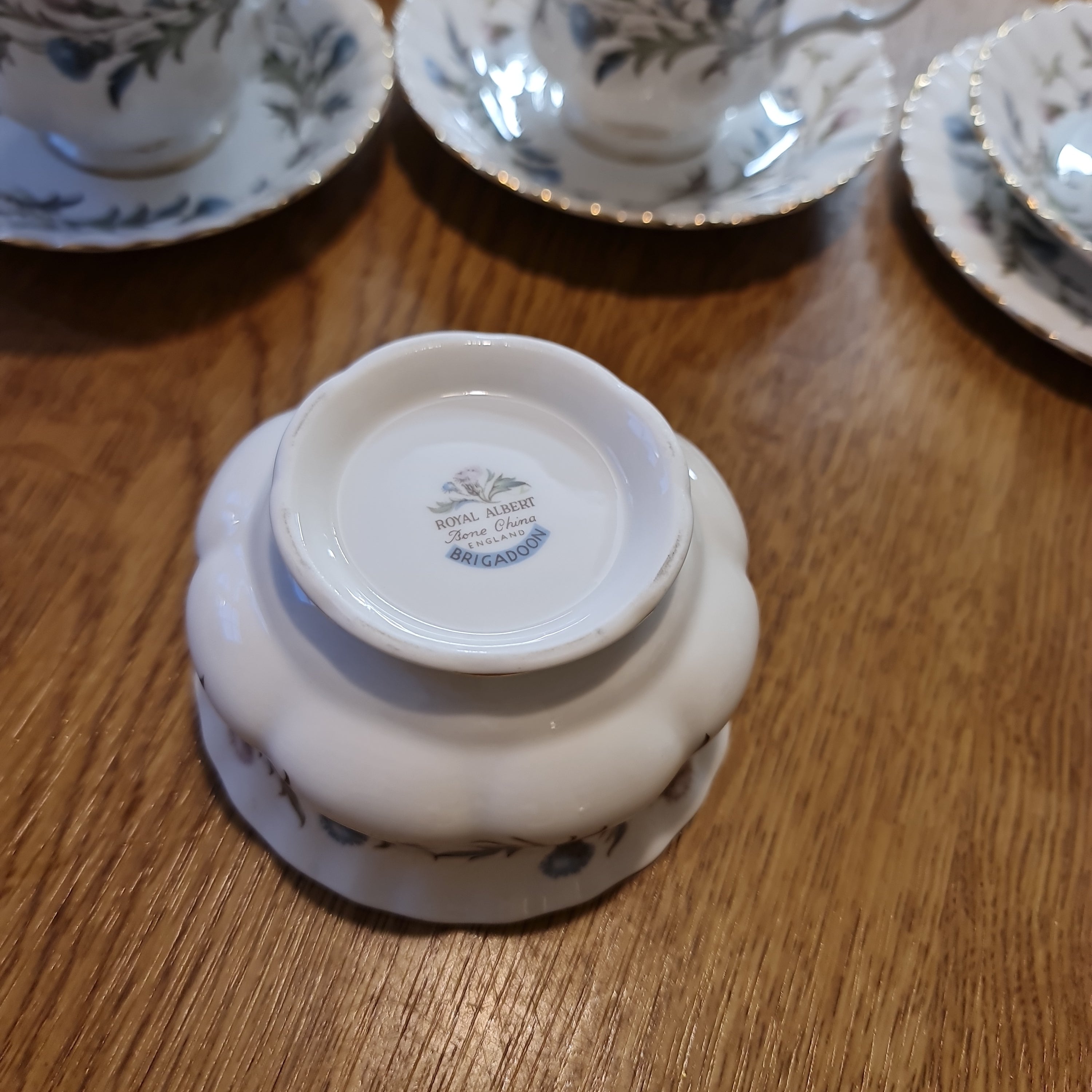 Royal Albert brigadoon sugar bowl