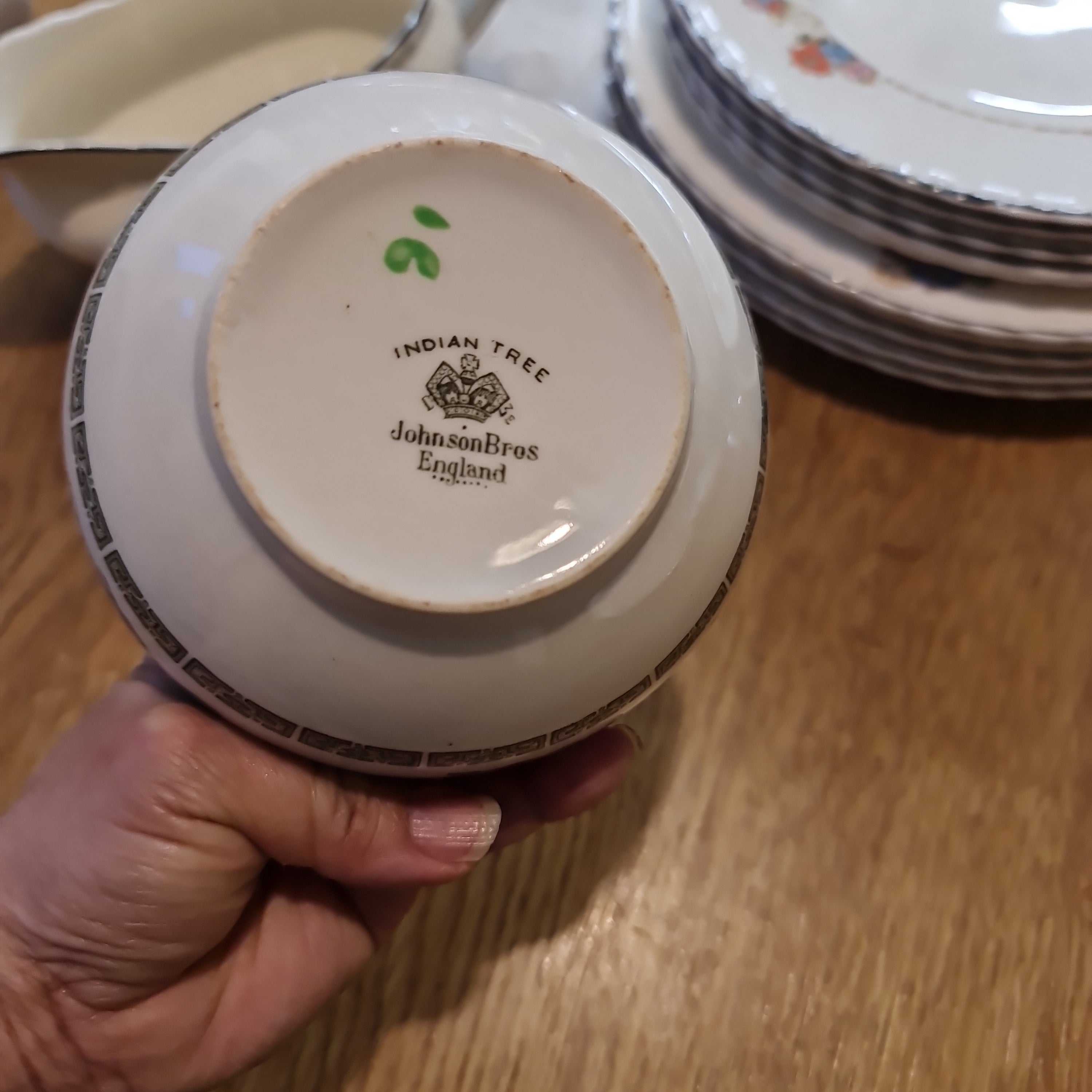 Johnson Brother Indian Tree sugar bowl