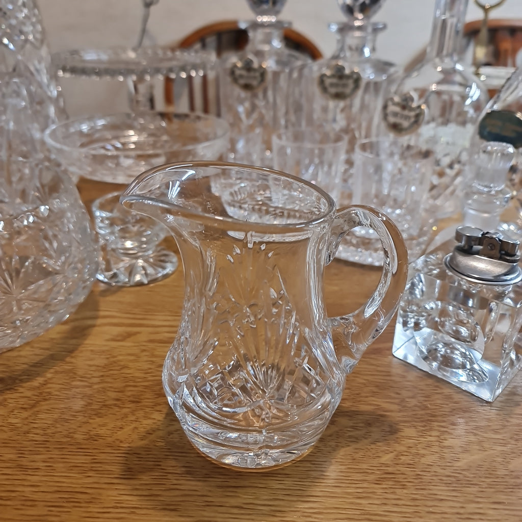 Vintage pressed glass jug