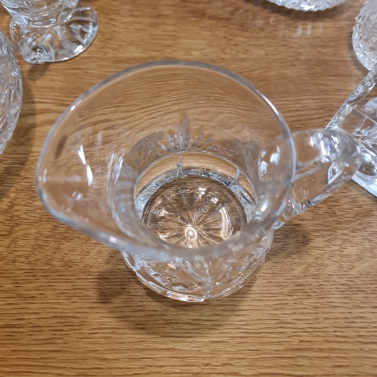 Vintage pressed glass jug