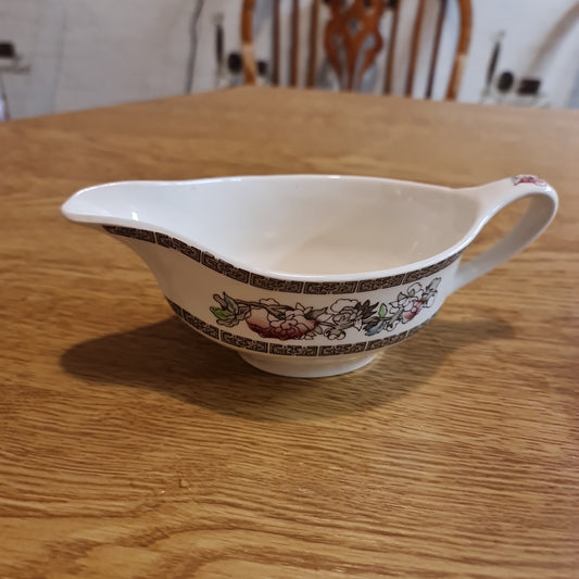 Johnson brother Indian Tree gravy boat