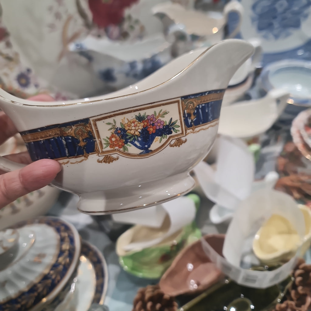 Rare 19th Century Lawley Gravy Boat