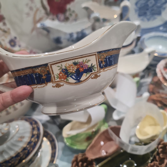 Rare 19th century Lawley gravy boat