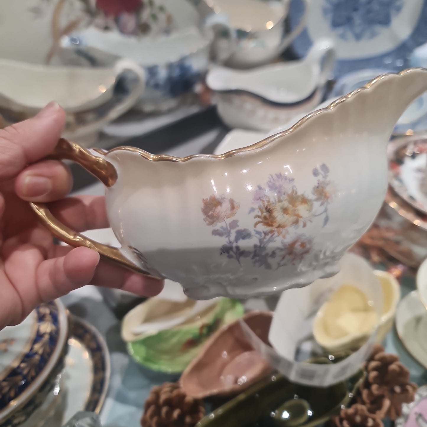 Rare Royal Burslem gravy boat